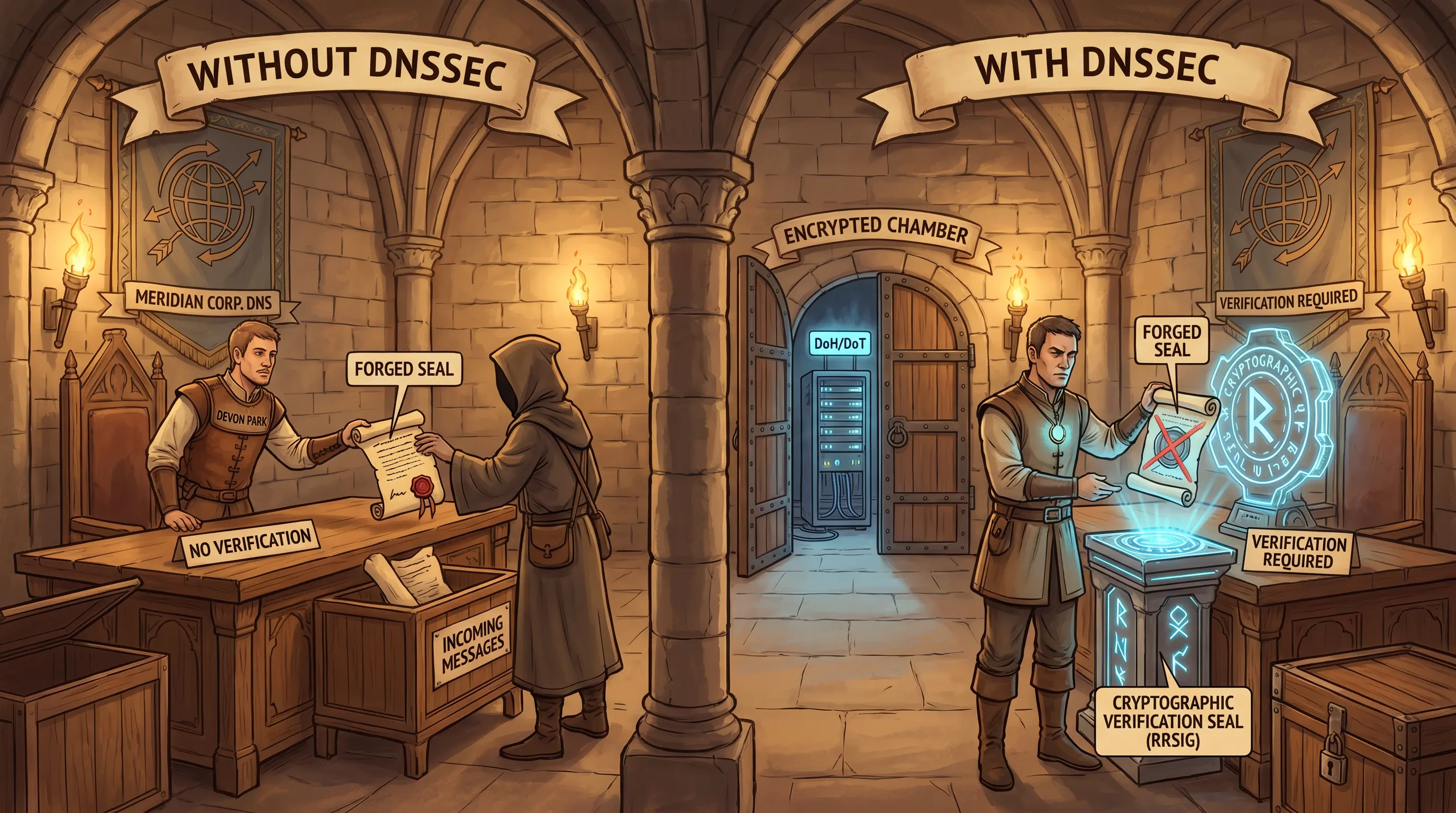 Domain Name System Security Extensions (DNSSEC)